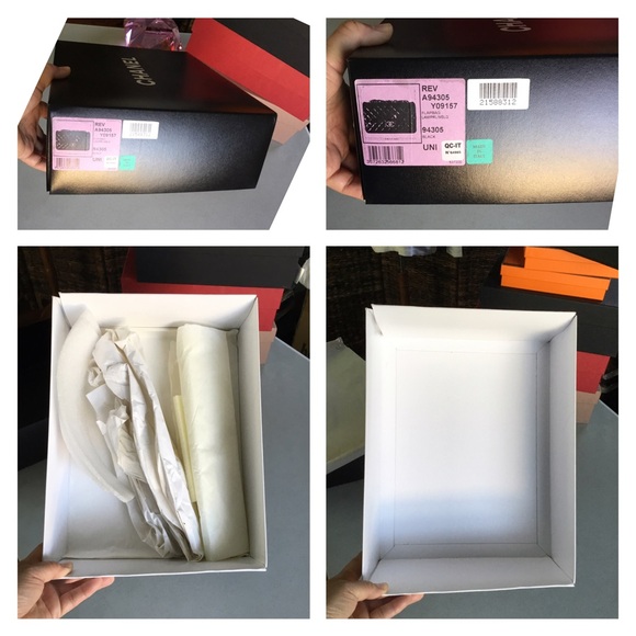 CHANEL EMPTY BOX FROM FLAP BAG NO BAG WITH BOOK MINI DUST BAG - Picture 6 of 14